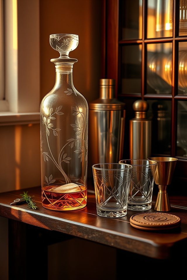 18 Inspiring Home Bar Decor Ideas for Perfect Summer Cocktails 12 embrace vintage barware charm
