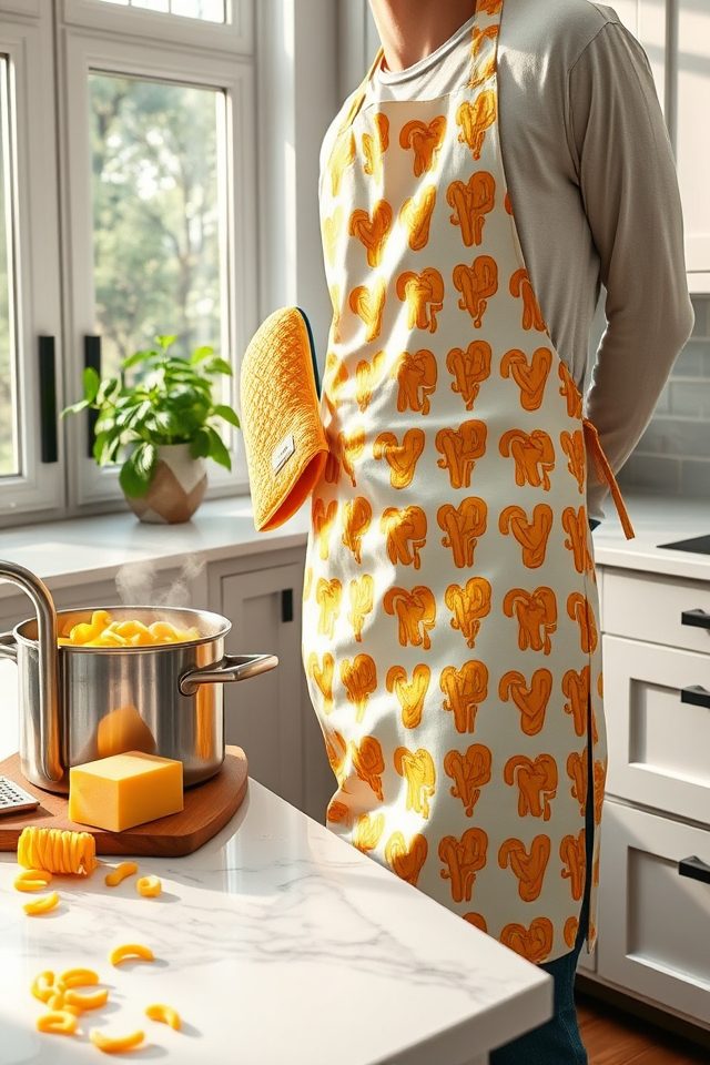 17 Kitchen Decor Ideas to Celebrate National Mac and Cheese Day 9 festive cheesy kitchen accessories