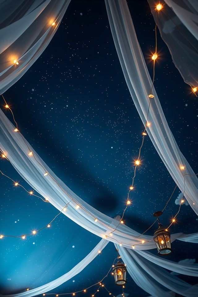 12 Basement Room Decor Ideas for a Cool National Ice Cream Day Retreat 12 glowing starry ceiling enchantment
