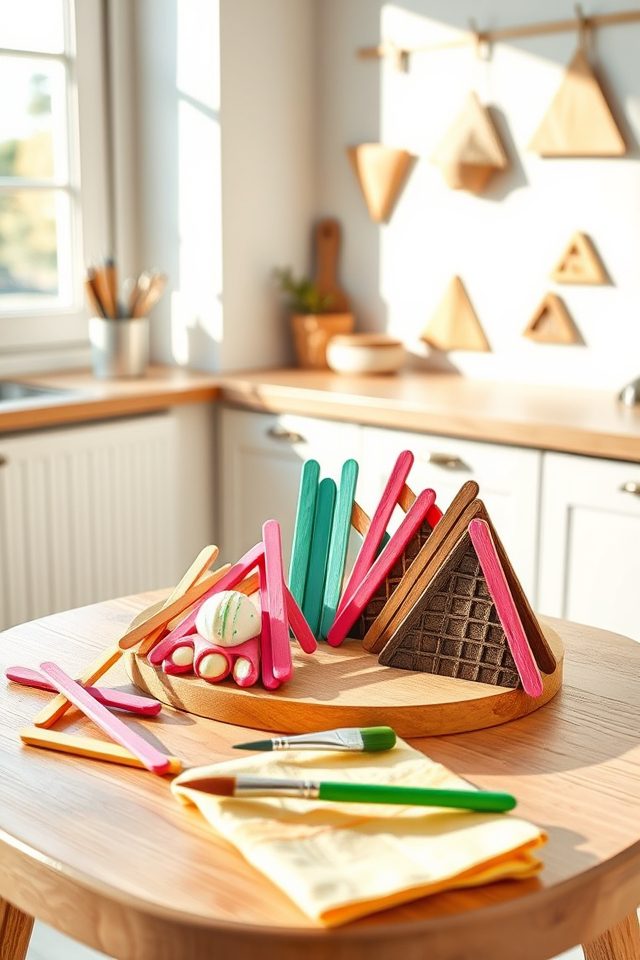 17 Ice Cream Themed Kitchen Decor Ideas 13 ice cream stick crafts