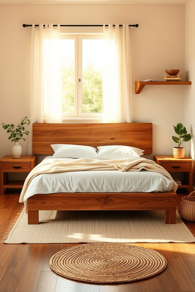 18 Bedroom Decor Inspirations for a Cozy National Simplicity Day 3 incorporate natural wood elements