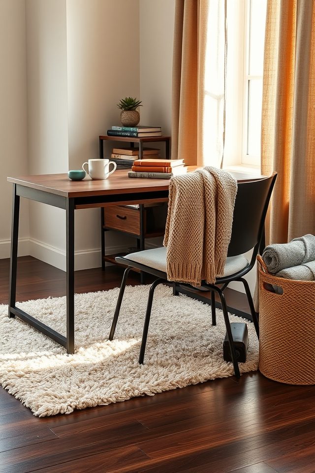 15 Productive Home Office Decor Ideas for a Focused & Simple Workspace 15 layer textures for comfort