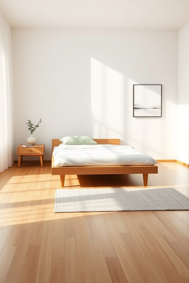 17 Minimalist Bedroom Decor Ideas for a Calm and Serene Retreat 11 limit colors for simplicity