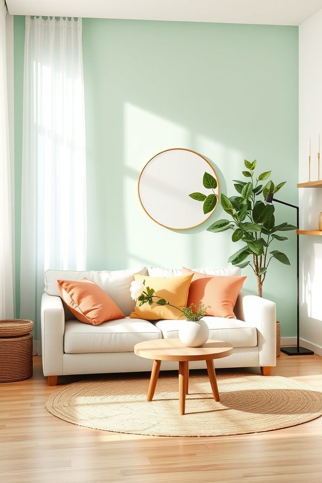 15 Pastel Summer Living Room Ideas 1 mint green invigorating oasis