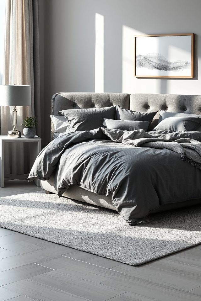 18 Bedroom Decor Inspirations for a Cozy National Simplicity Day 13 monochrome shades create harmony