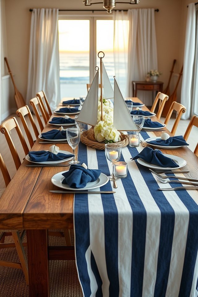 nautical seaside dining decor