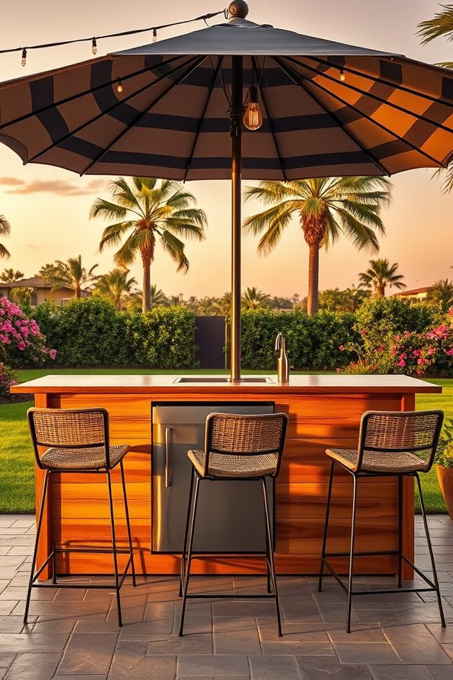 18 Inspiring Home Bar Decor Ideas for Perfect Summer Cocktails 13 outdoor patio bar essentials