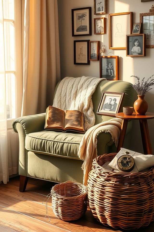 18 Ultimate Cozy Corner Ideas to Create Your Personal Haven 14 personalize with meaningful items