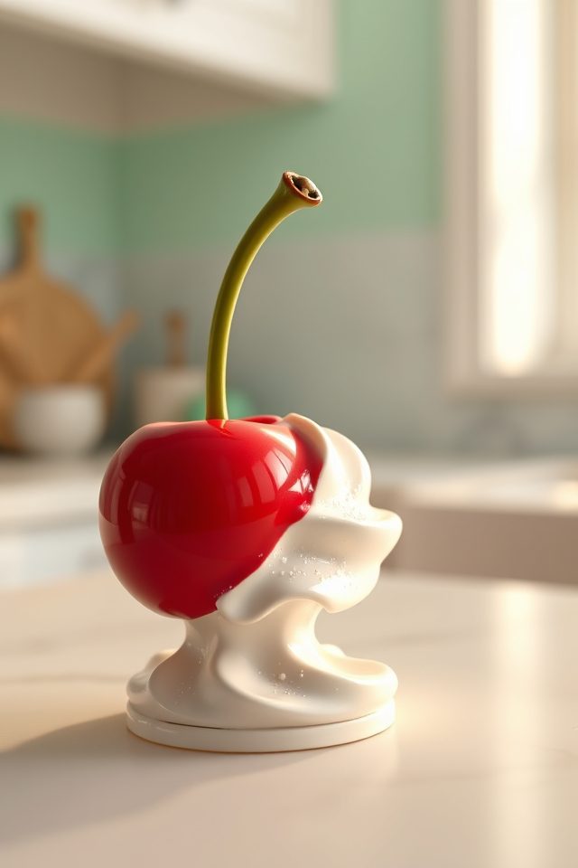 17 Ice Cream Themed Kitchen Decor Ideas 9 playful cherry cabinet knobs