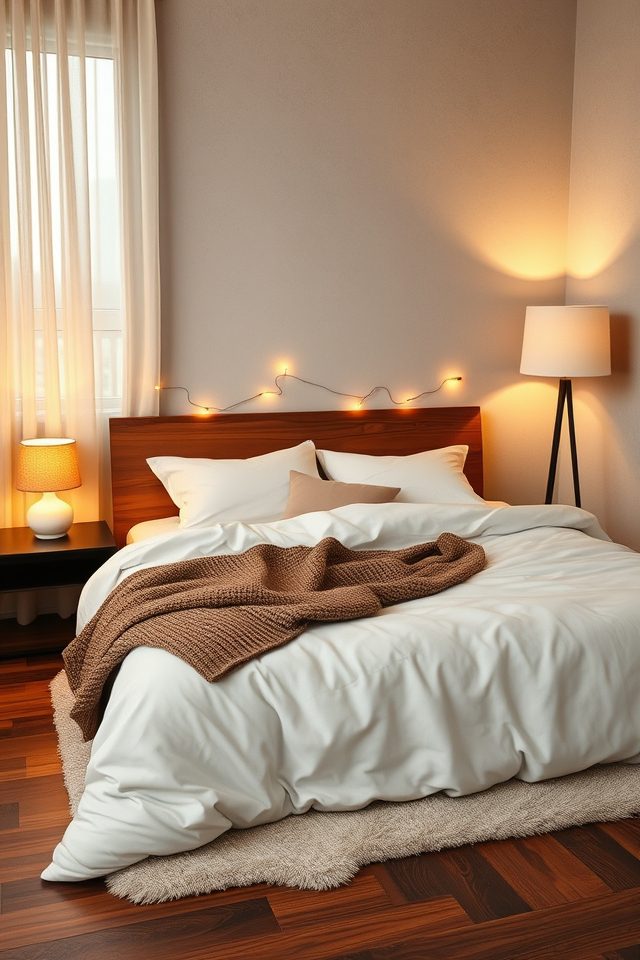 18 Bedroom Decor Inspirations for a Cozy National Simplicity Day 6 soft ambient lighting layers