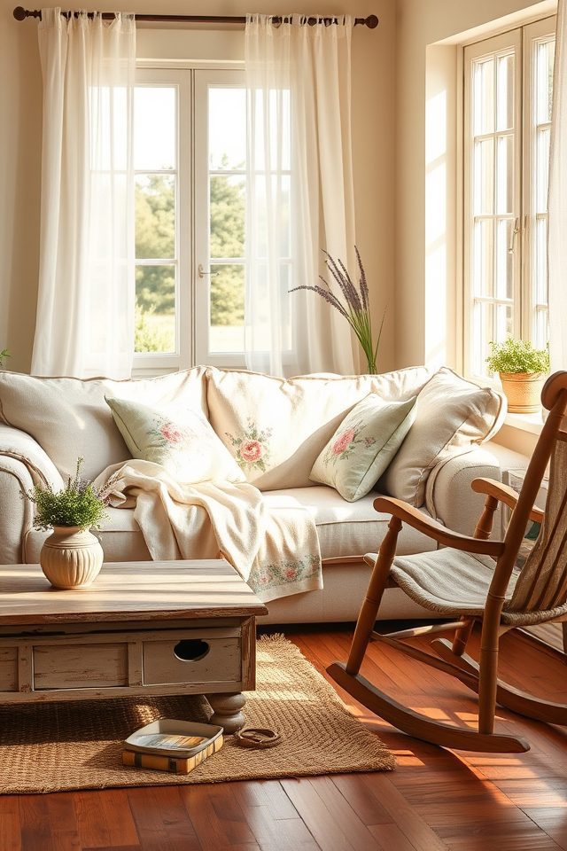 20 Charming Farmhouse Decor Ideas Celebrating Country Spirit 14 soft floral farmhouse charm