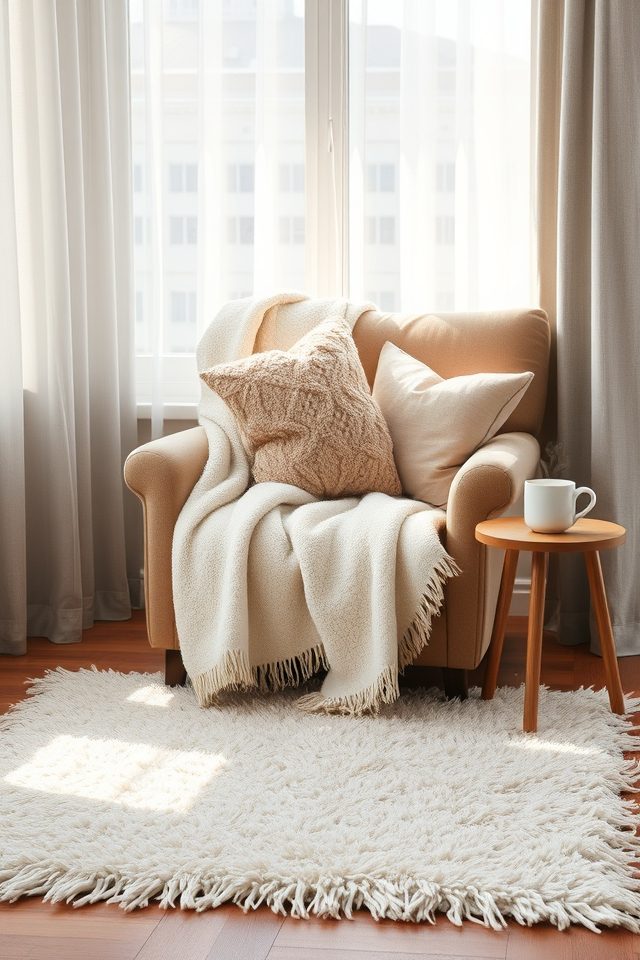18 Ultimate Cozy Corner Ideas to Create Your Personal Haven 1 soft textures for comfort