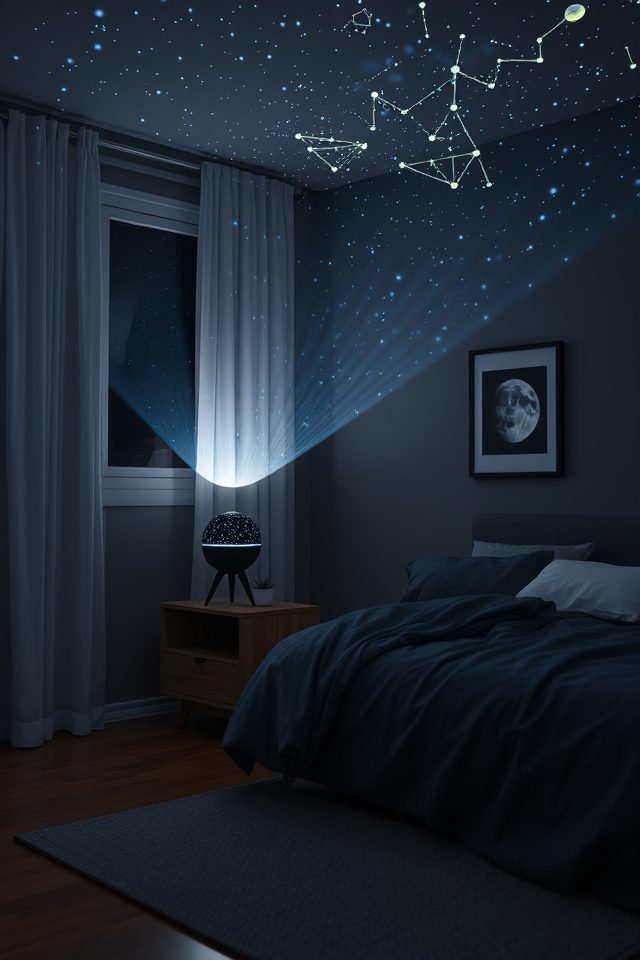 19 Dreamy Celestial Bedroom Ideas to Bring the Night Sky Indoors 5 stunning starry skies projector