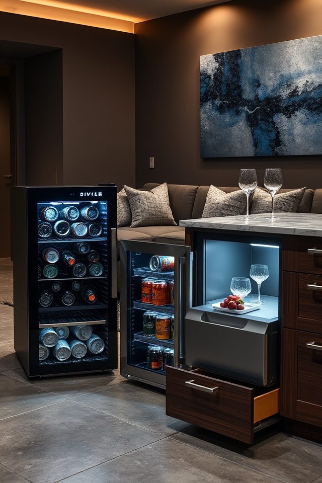 12 Basement Room Decor Ideas for a Cool National Ice Cream Day Retreat 6 stylish chilled basement solutions