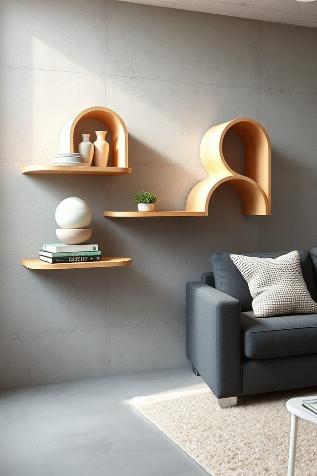 12 Basement Room Decor Ideas for a Cool National Ice Cream Day Retreat 10 trendy functional scoop shelves