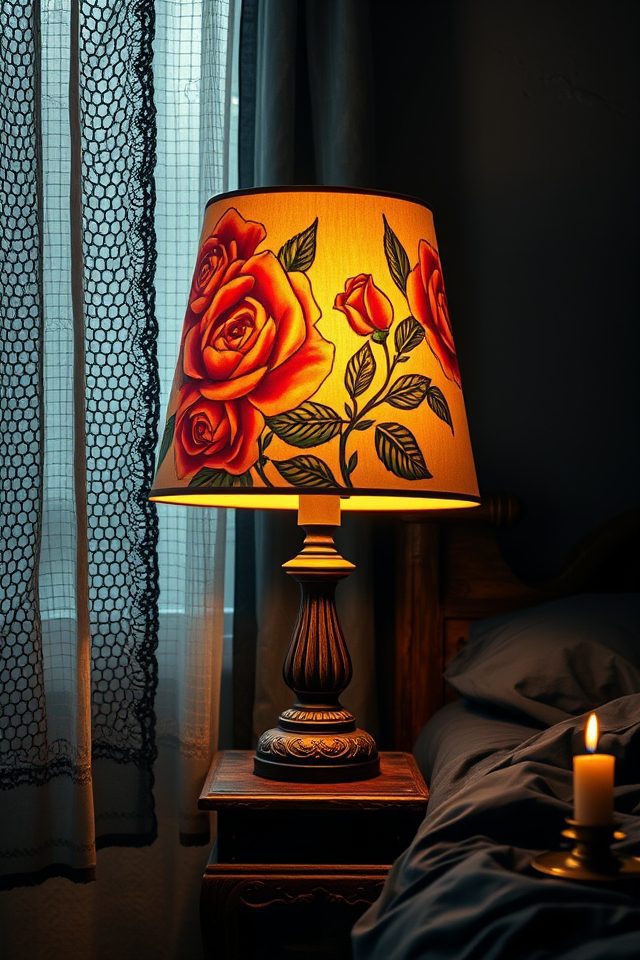 16 Edgy Tattoo-Inspired Decor Ideas for an Artistic Bedroom 10 vintage tattoo rose shades