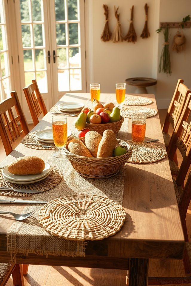 woven textures for summer gatherings