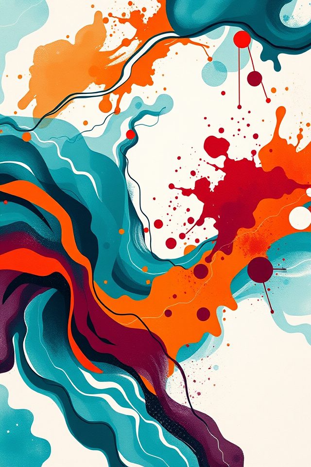 16 Wallpaper Ideas for a Small Bathroom You’ll Love 12 bold abstract wallpaper design