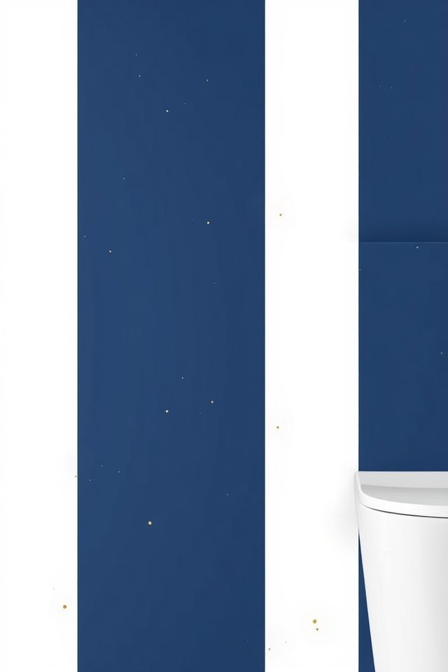 17 Wallpaper Ideas for Guest Bathroom That Inspire Comfort 6 bold stripes enhance aesthetics