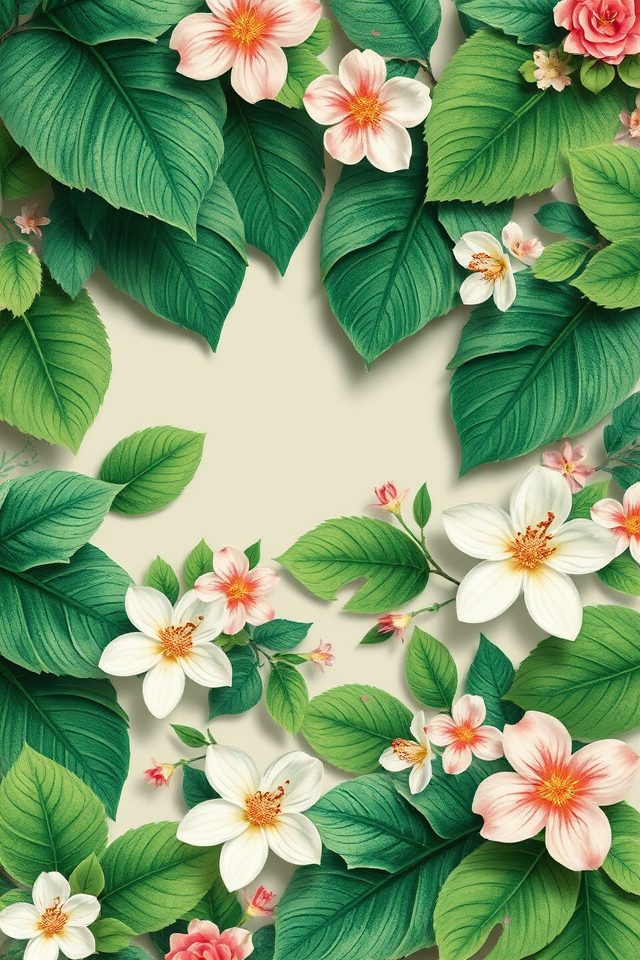 17 Wallpaper Ideas for Guest Bathroom That Inspire Comfort 1 botanical themed serene retreat