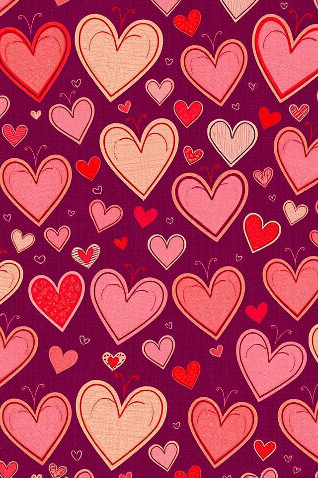 15 Wallpaper Ideas for Crush That Speak Your Heart 3 charming heart themed wall decorations