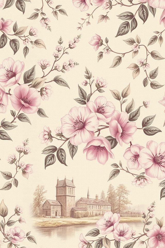 17 Wallpaper Ideas for Family Room You’ll Love 16 cozy cottage wallpaper patterns