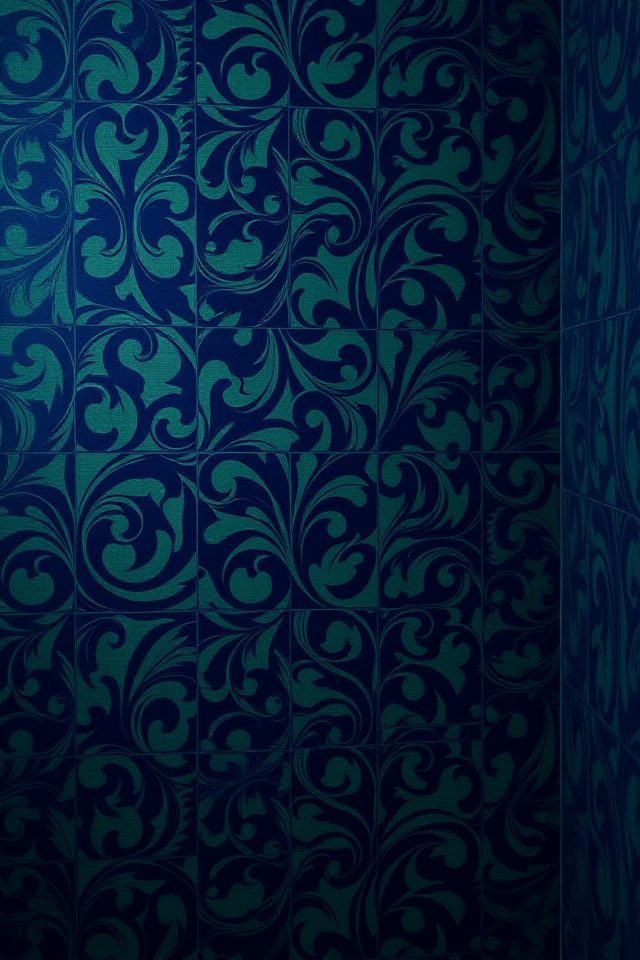 16 Wallpaper Ideas for a Small Bathroom You’ll Love 7 cozy dark color bathroom