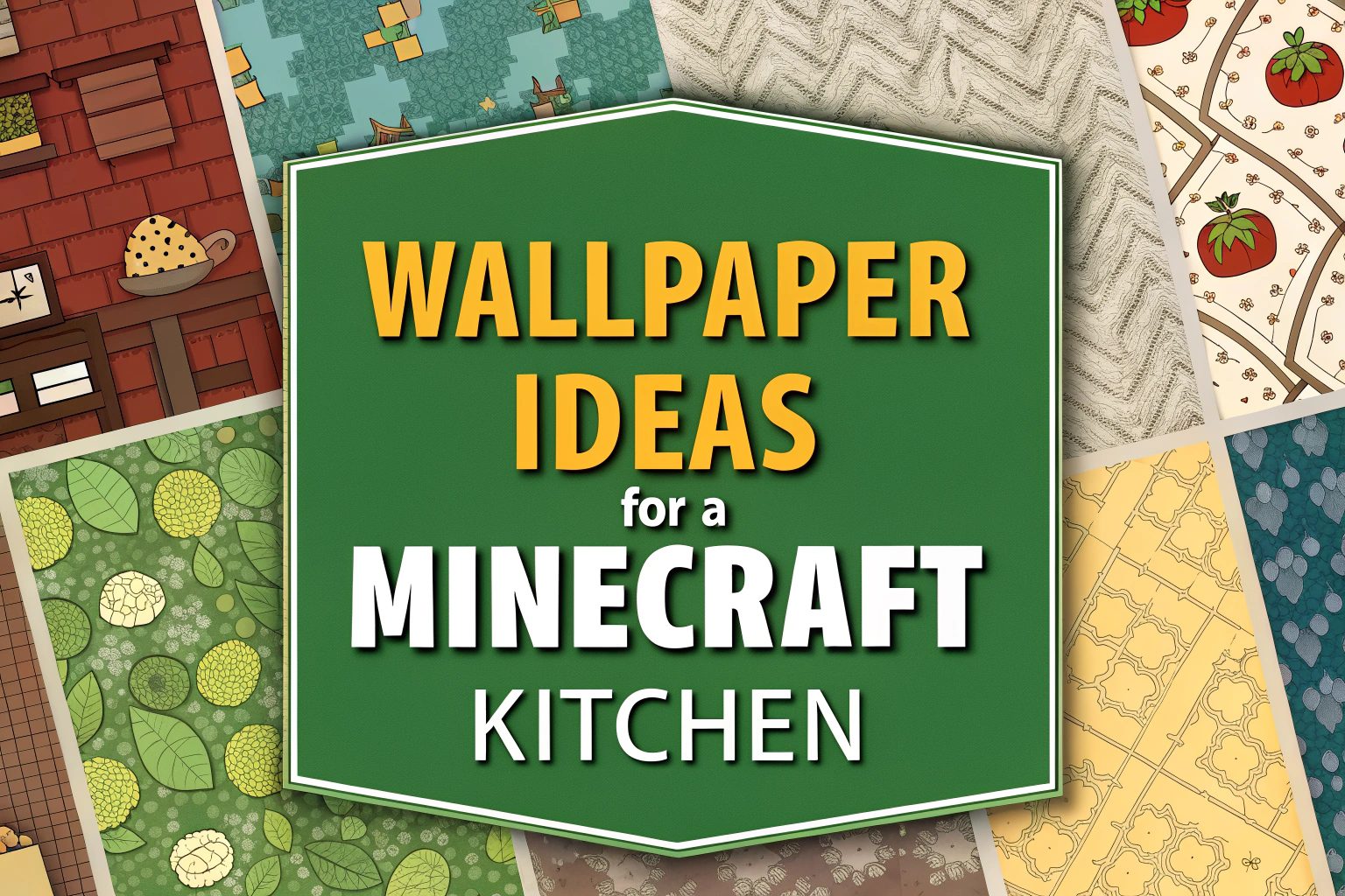 Wallpaper Ideas for a Minecraft Kitchen