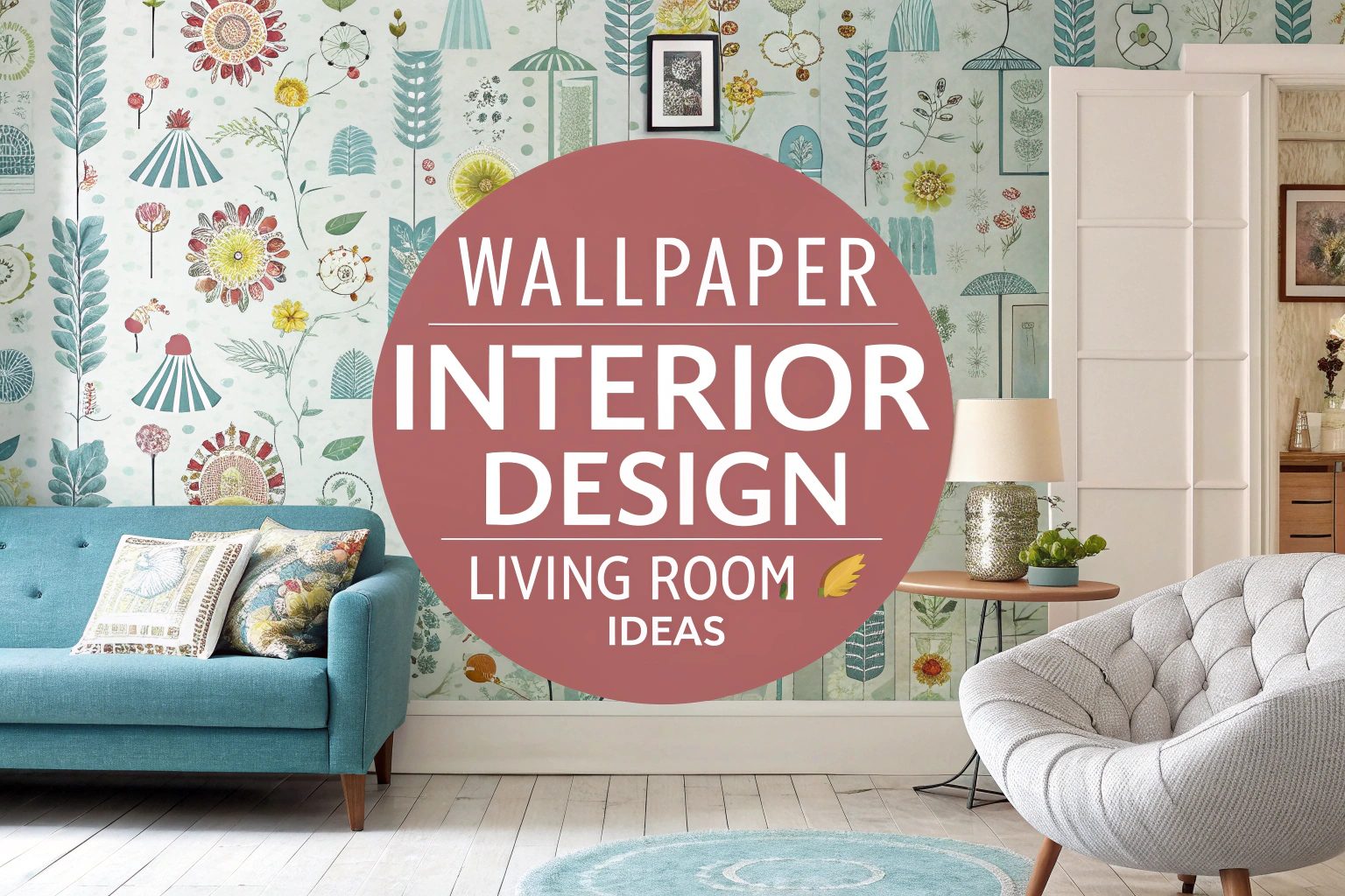 Wallpaper Interior Design Living Room Ideas