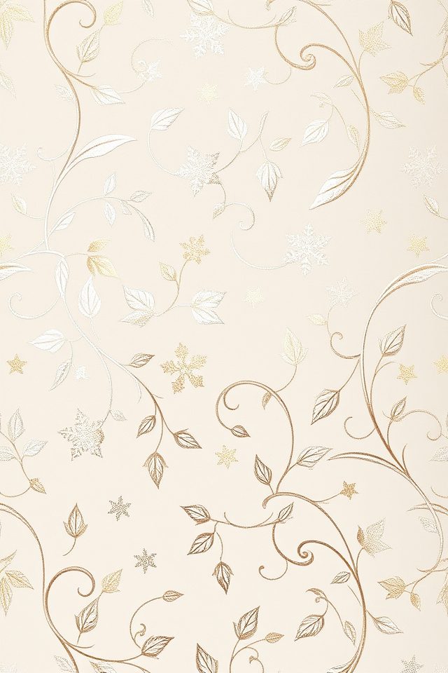 15 Wallpaper Ideas for Christmas to Brighten Your Home 13 elegant metallic wallpaper accents