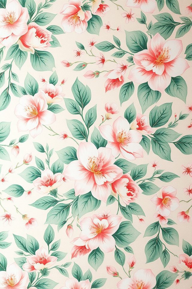 17 Wallpapers Ideas to Refresh Your Living Space 2 elegant nature inspired decor
