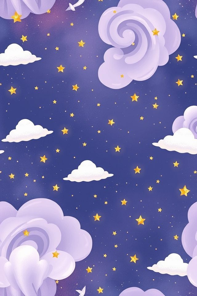 15 Creative Wallpaper for Nursery Ideas to Brighten Up Spaces 9 enchanting starry skies wallpaper