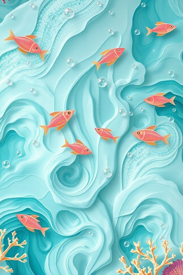 15 Creative Wallpaper for Nursery Ideas to Brighten Up Spaces 15 enchanting underwater nursery theme