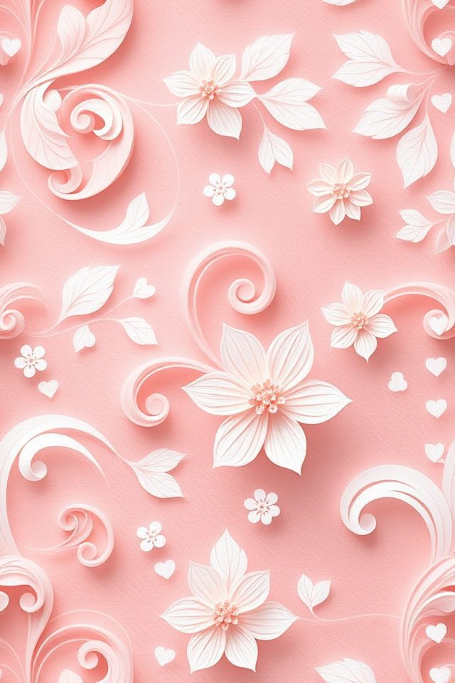 17 Charming Wallpaper Rosa Ideas for Your Home Decor 17 fresh clean aesthetic layering