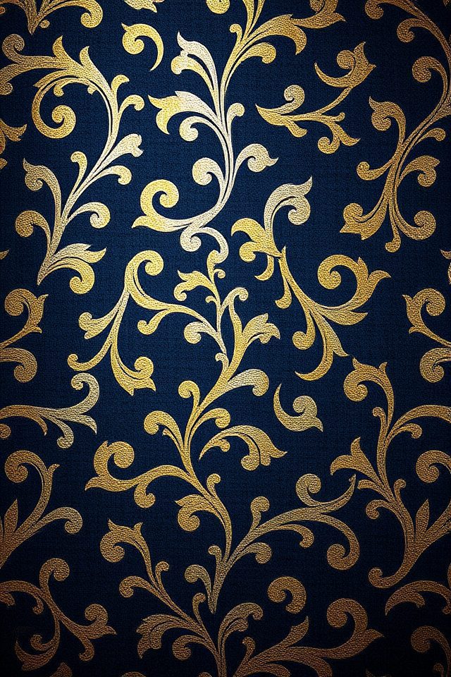 15 Inspiring Wallpaper Ideas for Every Room in Your Home 14 glamorous metallic entryway design