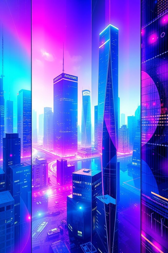 17 Wallpaper Ideas for Boys Phone That They'll Love 16 high tech vibrant cityscapes