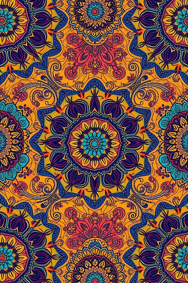 15 Wallpaper Ideas for Coloring to Brighten Your Space 3 mandalas promote mindfulness relaxation
