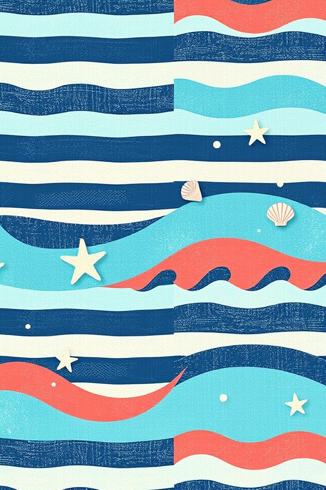 15 Wallpaper Ideas for Besties to Brighten Your Space 13 nautical themed coastal decor