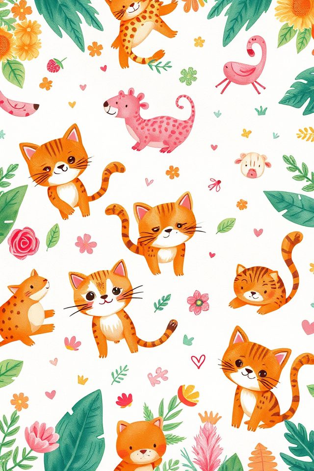 15 Inspiring Wallpaper Ideas for Nursing Students 10 playful animal print decor
