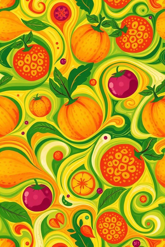 15 Weird Wallpapers to Spark Your Imagination 10 playful food art decor