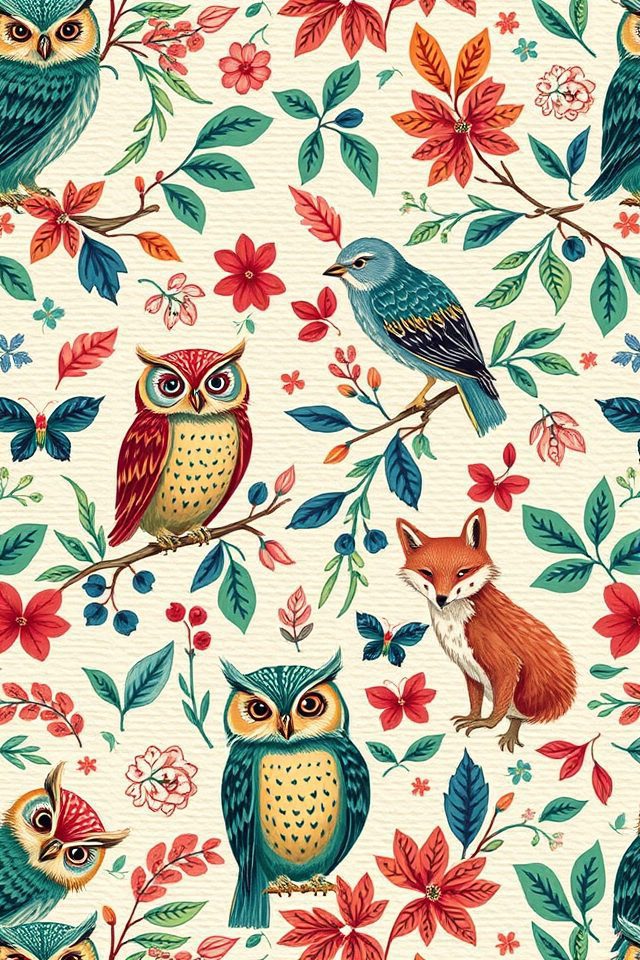 17 Wallpaper Ideas for Entry to Refresh Your Space 8 playful whimsical animal designs