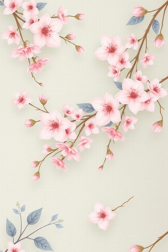 15 Inspiring Wallpaper Ideas for Every Room in Your Home 2 soft pastel floral retreat