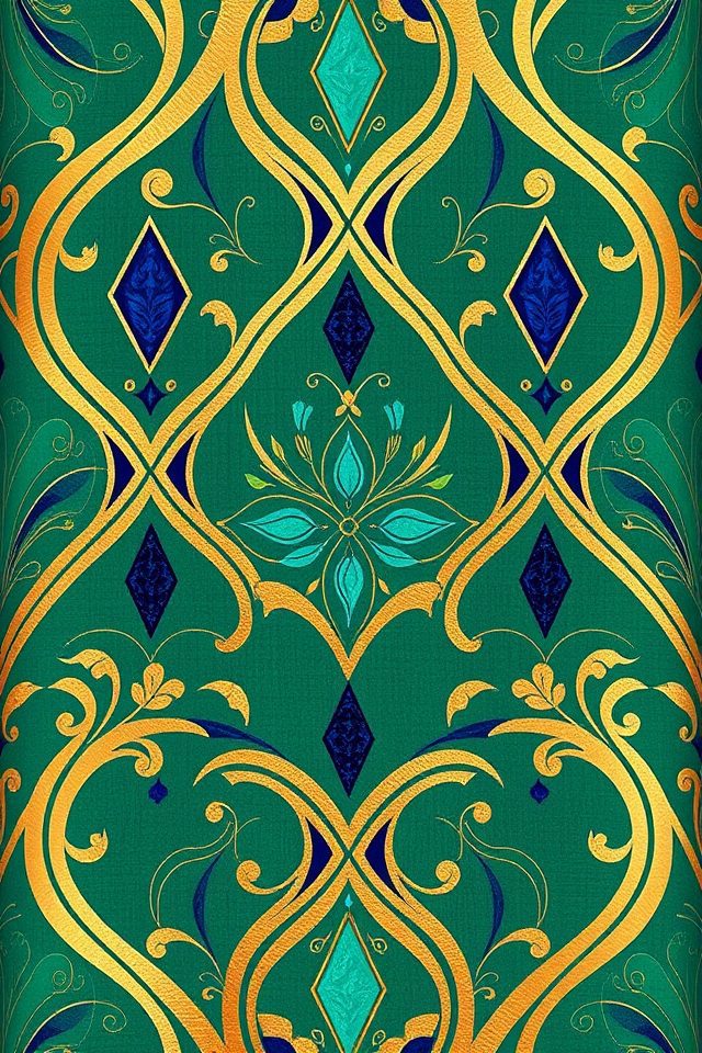 15 Wallpaper Ideas for Besties to Brighten Your Space 9 timeless art deco elegance