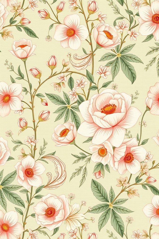 17 Wallpaper Ideas for Drawing That Spark Your Creativity 4 timeless botanical artistic charm