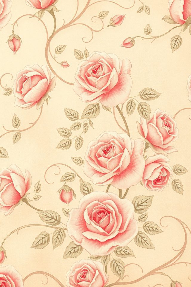 17 Charming Wallpaper Rosa Ideas for Your Home Decor 4 timeless vintage floral beauty