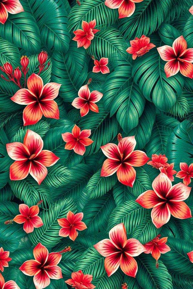 17 Wallpapers Ideas to Refresh Your Living Space 15 tropical wallpaper for relaxation