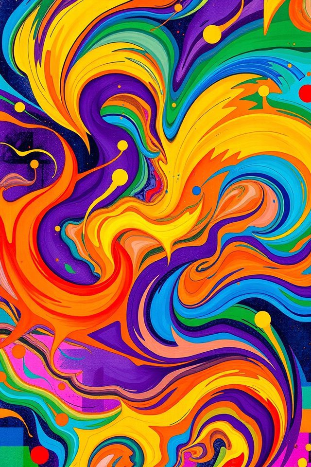 15 Wallpaper for Office Wall Ideas to Refresh Your Space 7 vibrant art fosters creativity