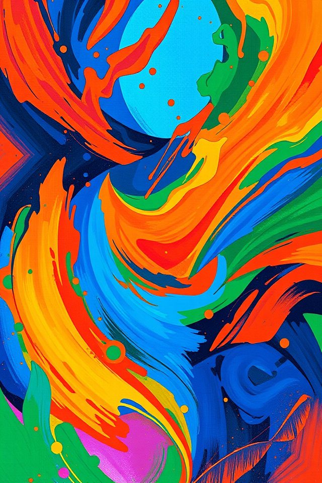 17 Wallpaper Ideas for Drawing That Spark Your Creativity 1 vibrant creative energy expression