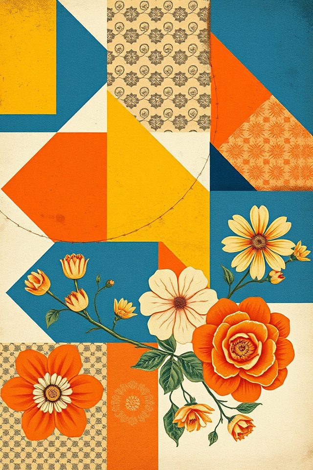 17 Wallpaper Ideas for Drawing That Spark Your Creativity 15 vibrant eclectic wallpaper design