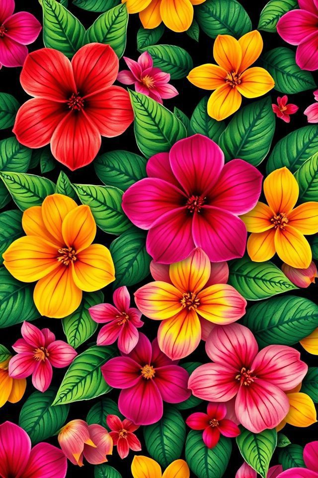 15 Stunning Wallpaper for Oppo Phone Ideas to Refresh Your Space 5 vibrant floral phone wallpapers